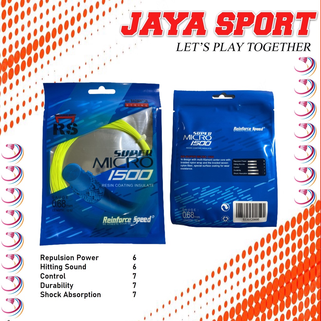 Senar Raket Badminton RS Super MIcro 1500