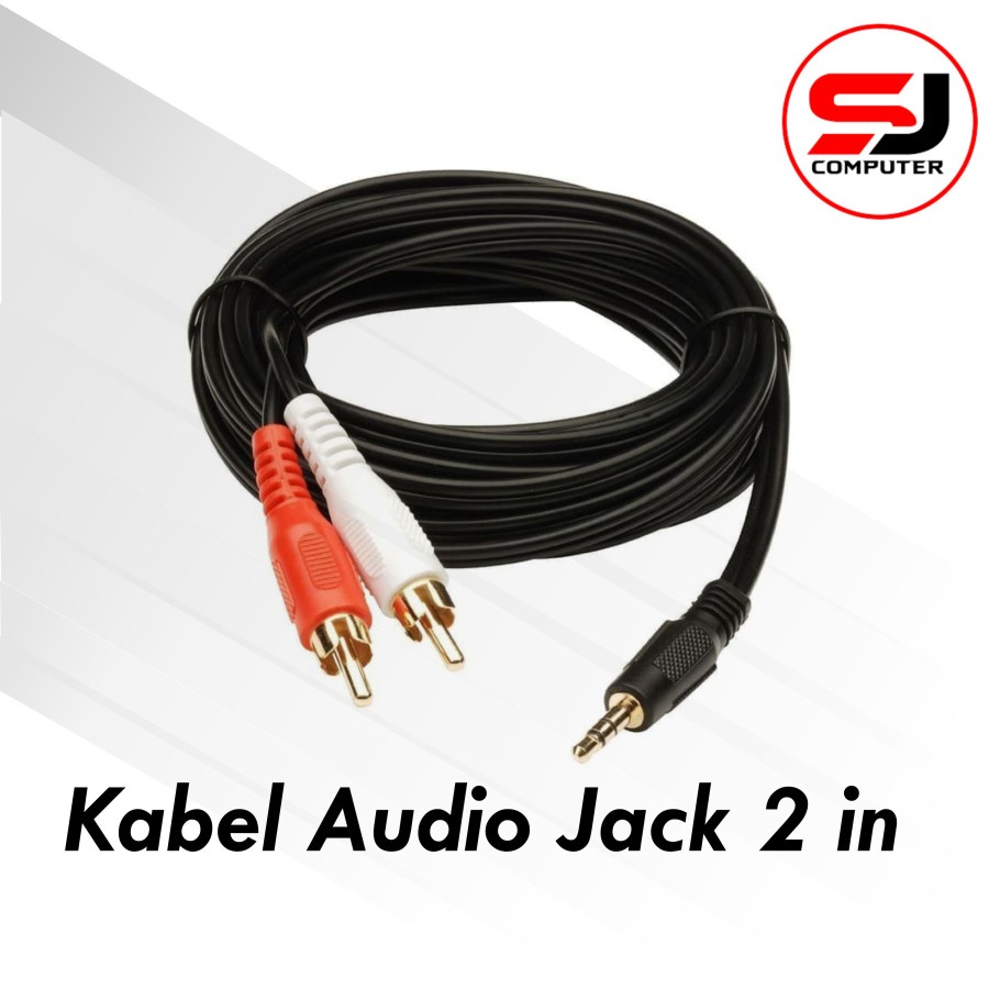 Kabel Audio Jack 2in-RCA 1.5M