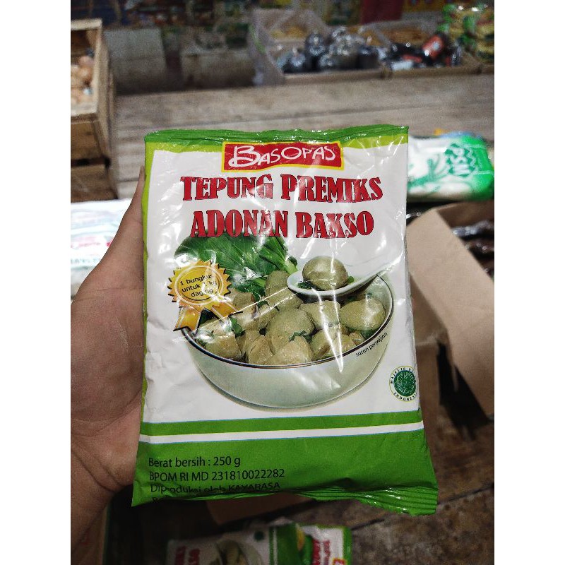 

Tepung Premiks Bakso Basopas 250 gr