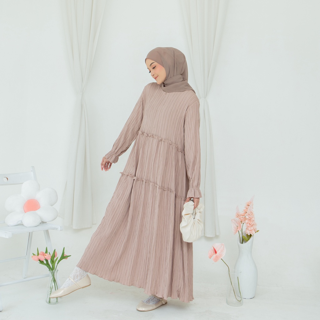 YOONA MIDI DRESS ANKLE DRESS LADY ZARA BUSUI JUMBO