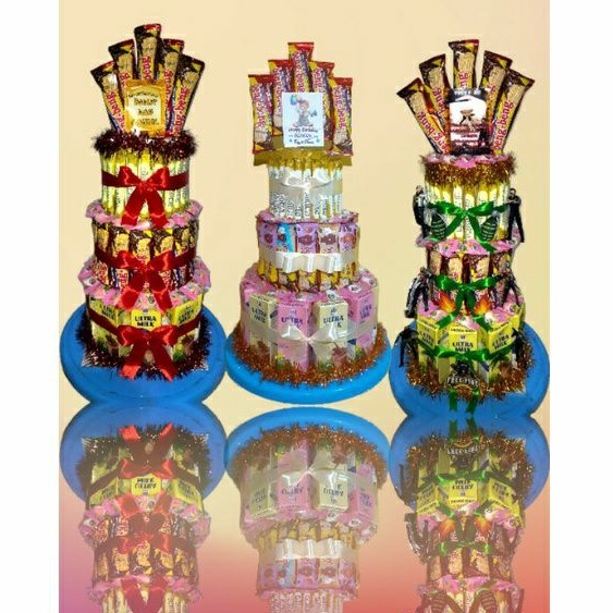 snack tower jajanan ulang tahun, bisa pakai uang tarik