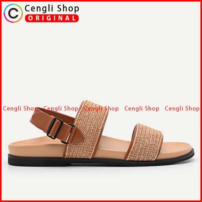 SANDAL SLIDE PEDRO PRIA ORIGINAL SLINGBACK CASUAL COKLAT PM140