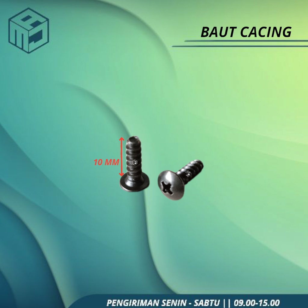 Baut Cacing Sparepart Mesin Chainsaw Kecil Senso Mini 5200/5800