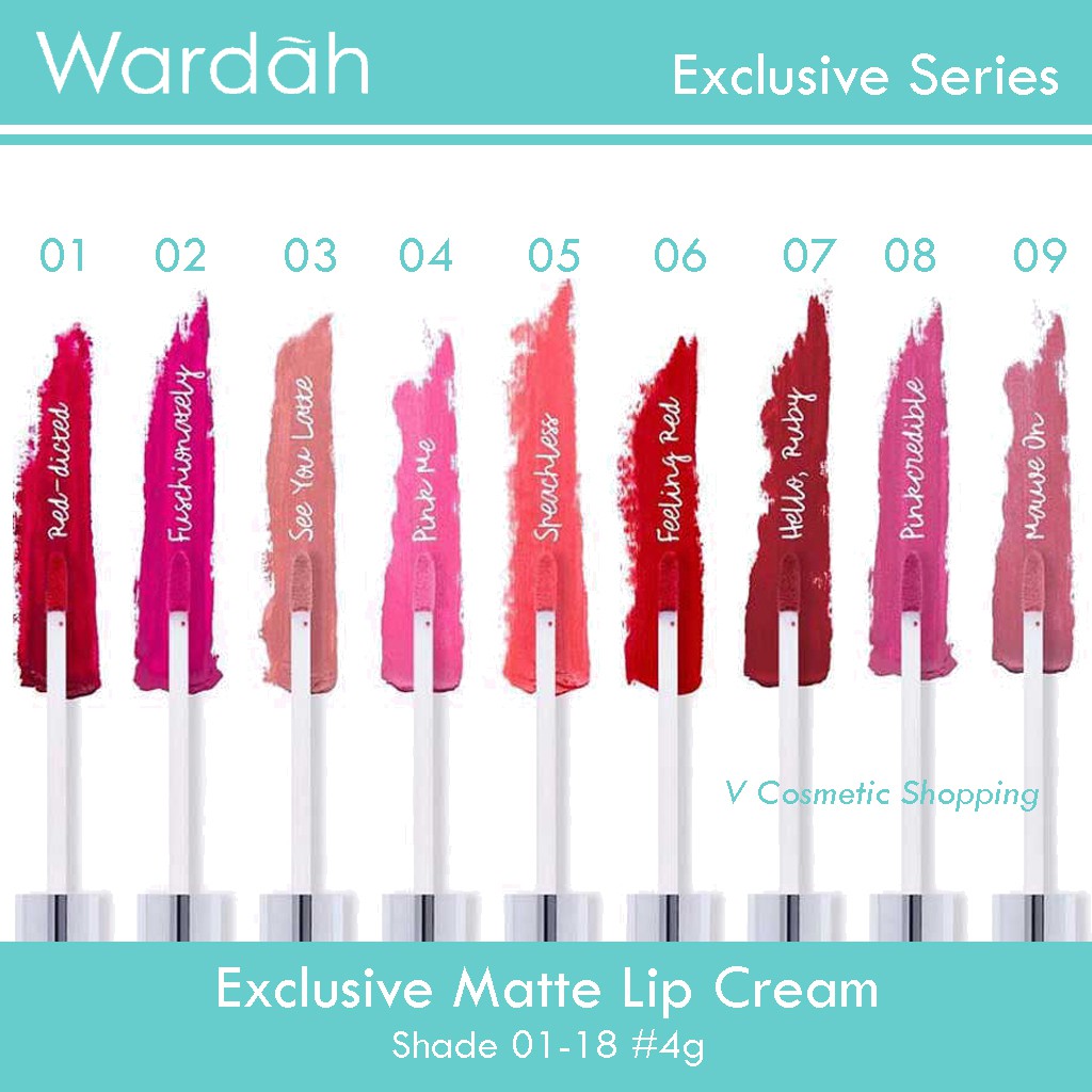 Wardah Exclusive Matte Lip Cream