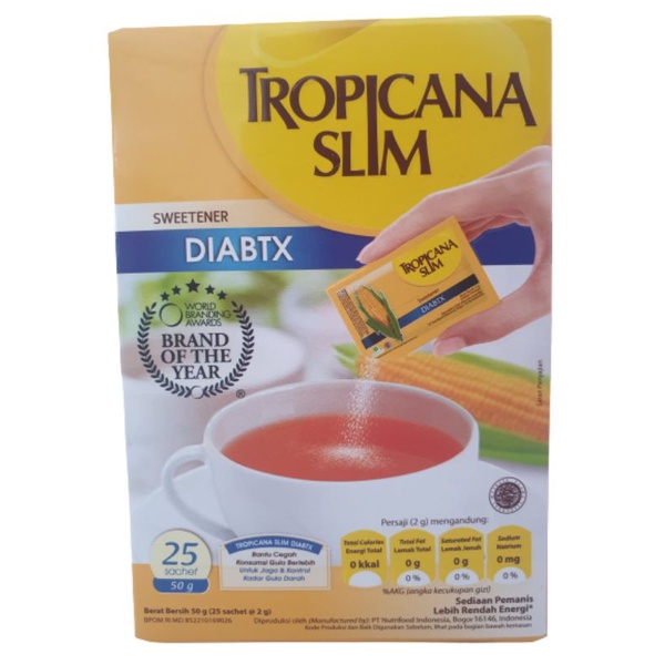 

TROPICANA SLIM SWEET DIABETICS ISI 25 SACHET