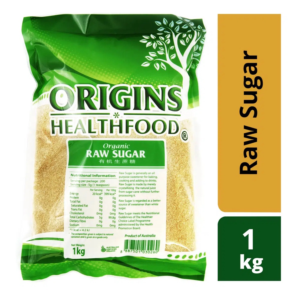 

Origins Healthfood Organic Raw Sugar - 1kg