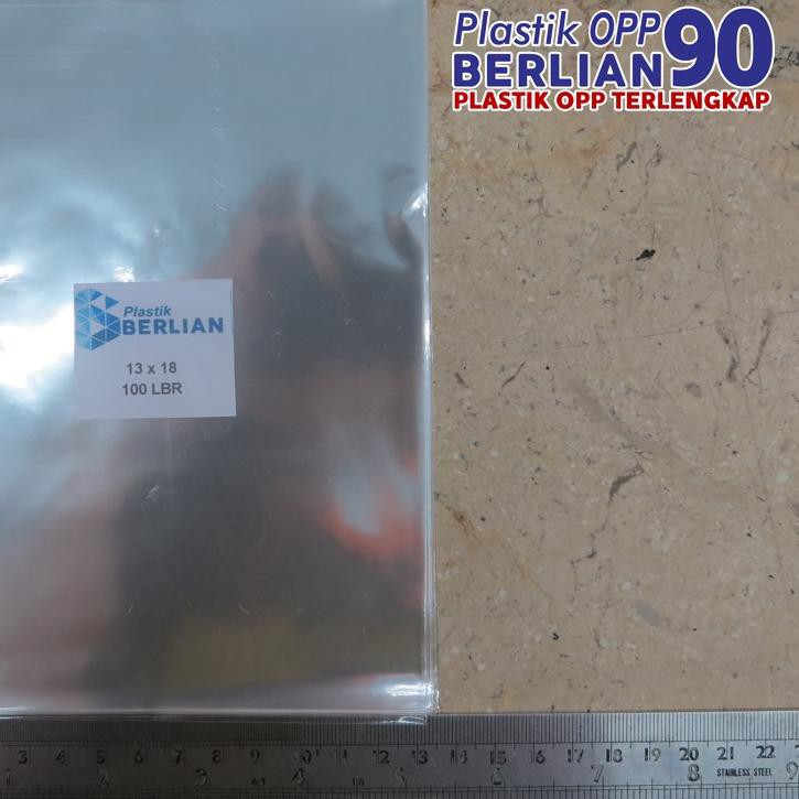 

Termurah!! KODE-655 Plastik OPP 13 X 18 CM 20MIC 100LBR Lem Atau Seal
