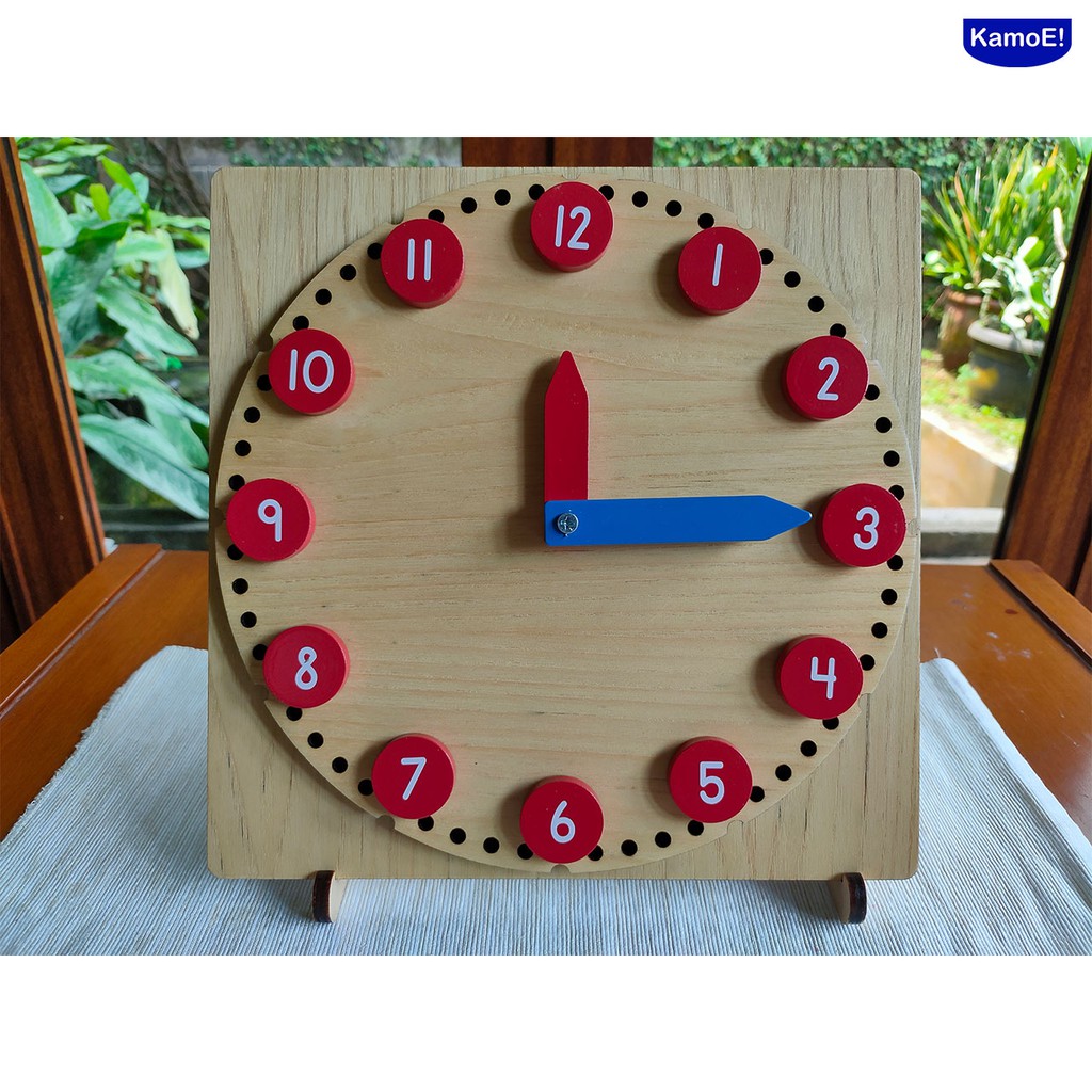 Clock Puzzle Montessori Material