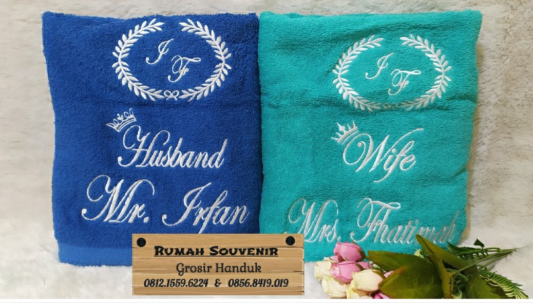 Handuk Couple Mutia (tanpa Box)