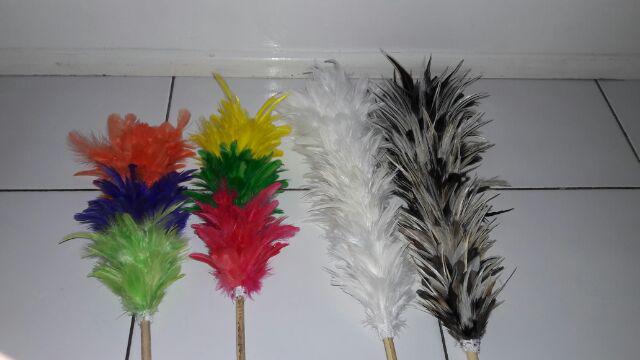 Kemoceng Mini Warna Warni Panjang 30 Cm