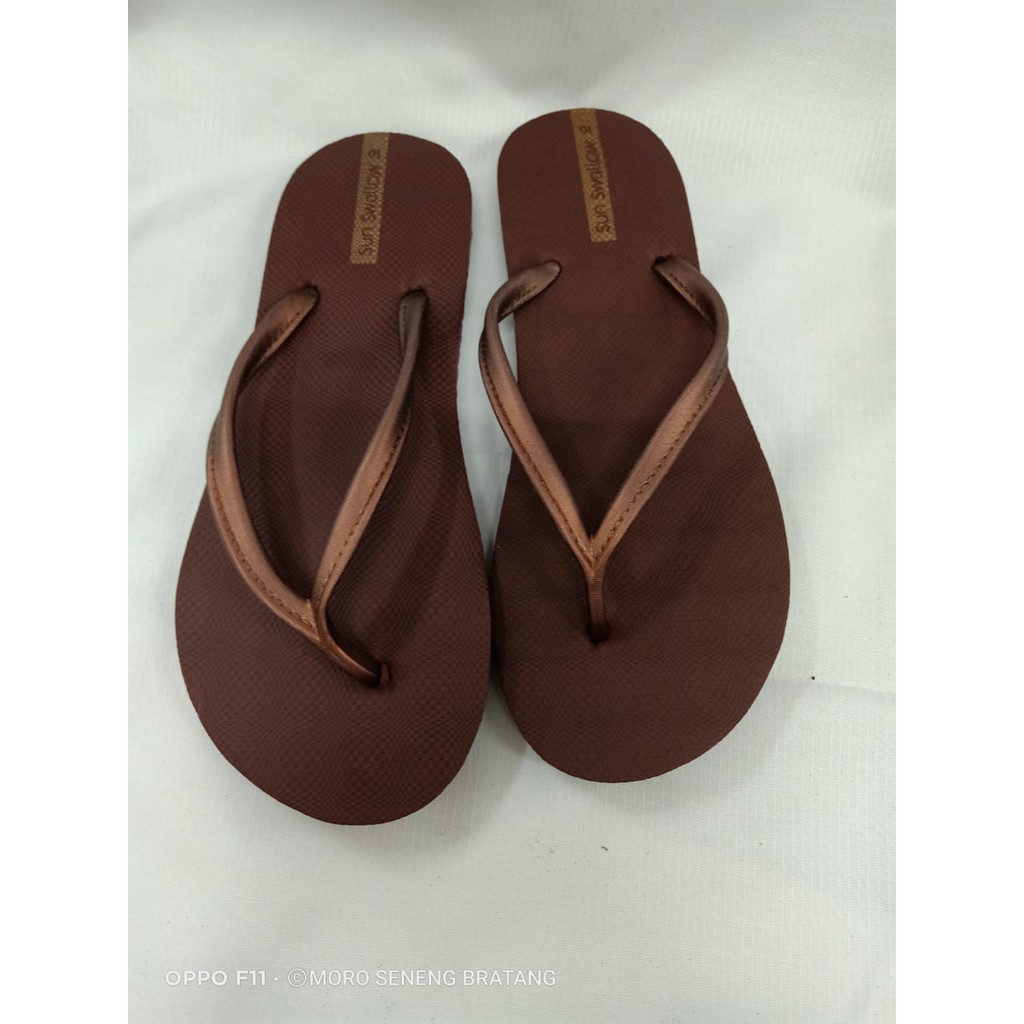 Sandal jepit wanita SUN SWALLOW TOKYO size 9.5 10 10.5 setara size 38 39 40 41-3