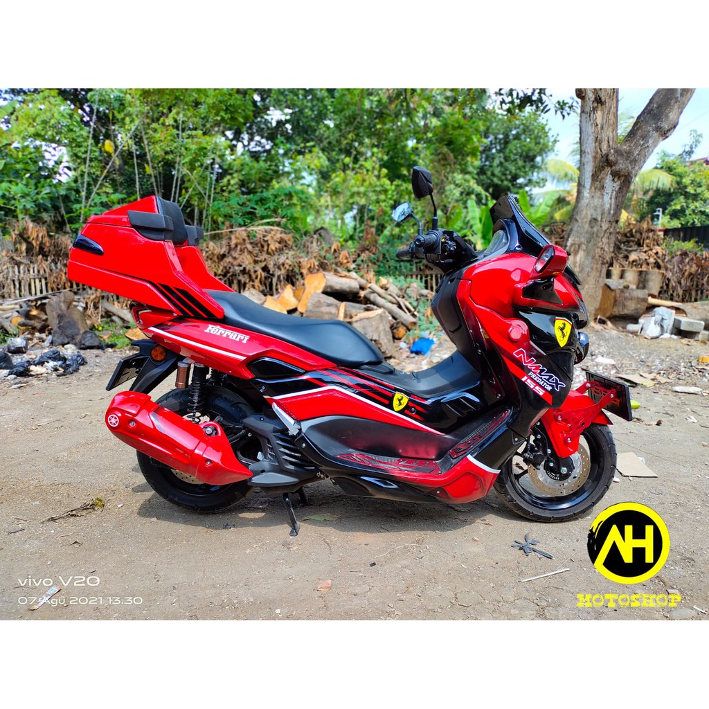 PAKET PREDATOR YAMAHA NMAX NEW 2020-2021 FULLBODY PAKET VARIASI NMAX MODEL  PREDATOR NMAX NEW