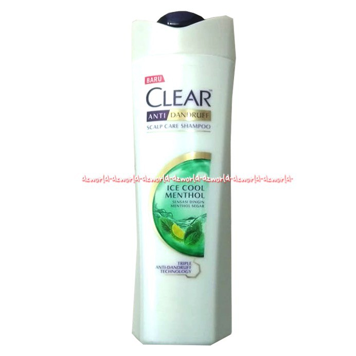 Clear Ice Menthol Shampoo Anti Ketombe 320ml Sensasi Rasa Dingin Menyegarkan Sampo