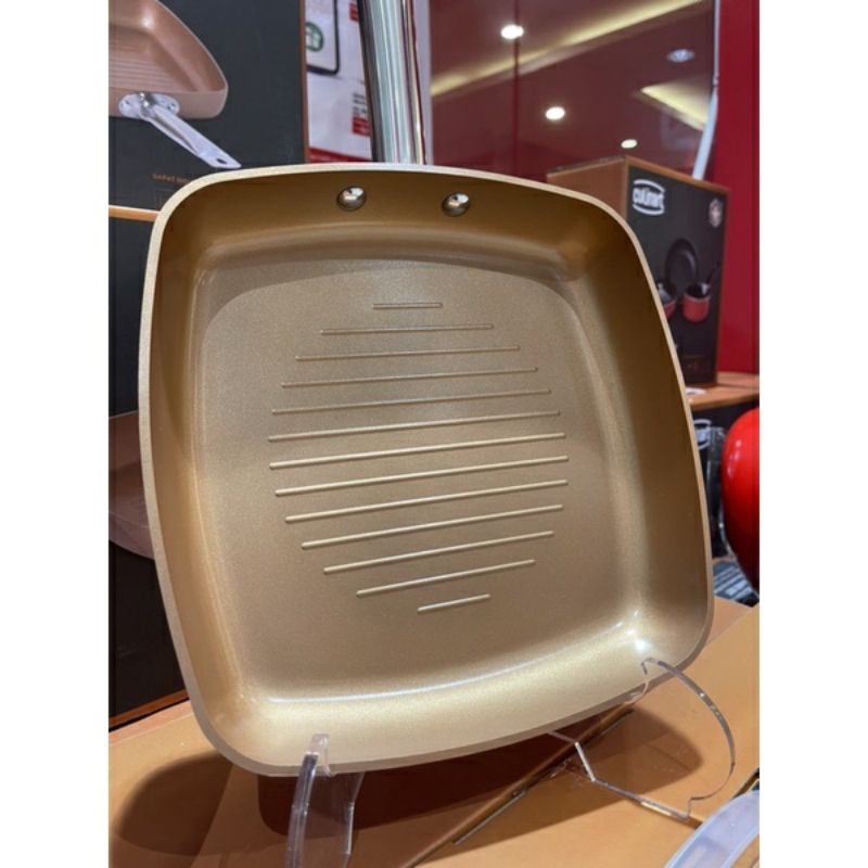 COOKWARE CERAMIC SET OF 3 GOLD CULINART ANGI LENGKET / ALAT MASAK SET