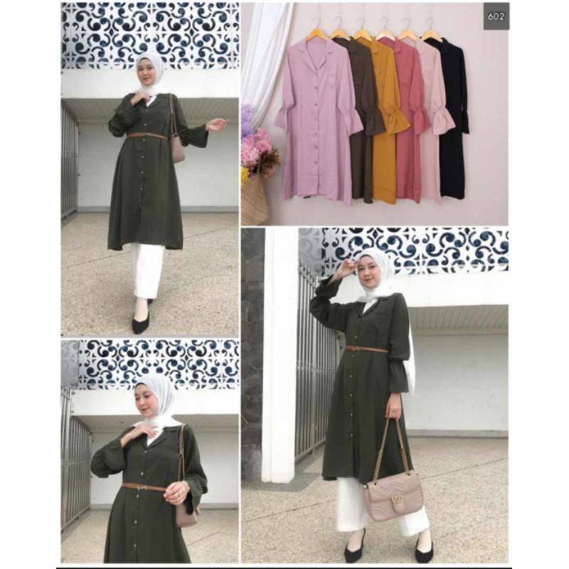 Tunik Paulina 602 full kancing by jenwill