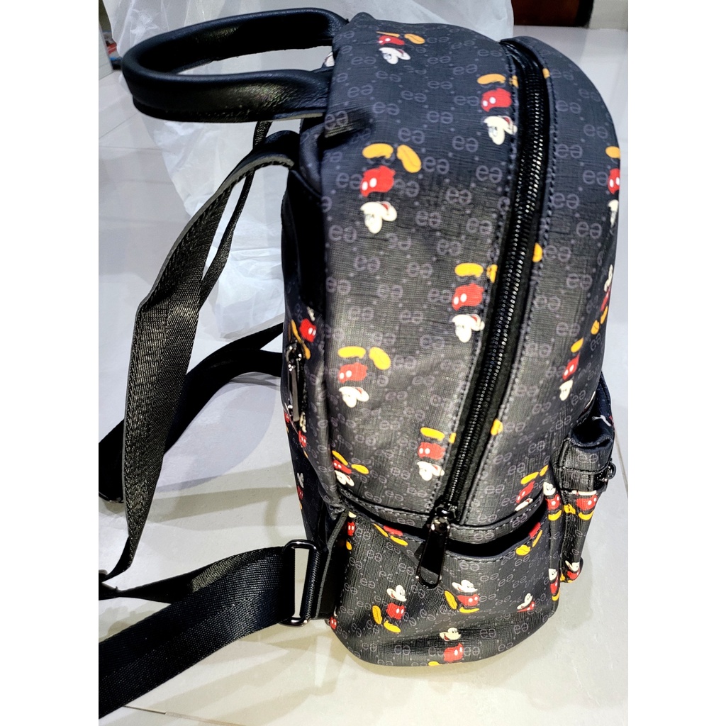 TAS SEKOLAH guci corak GAMBAR MOTIF KARTUN MICKEY