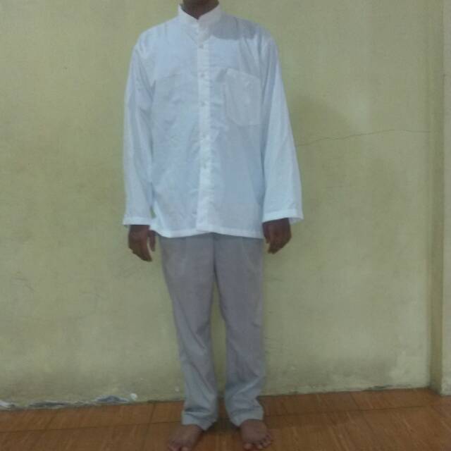 Koko putih polos katun jepang