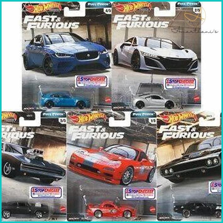 Ac - Hotwheels 1:64 2020 Premium Fast & Furious Full Force 1 Box