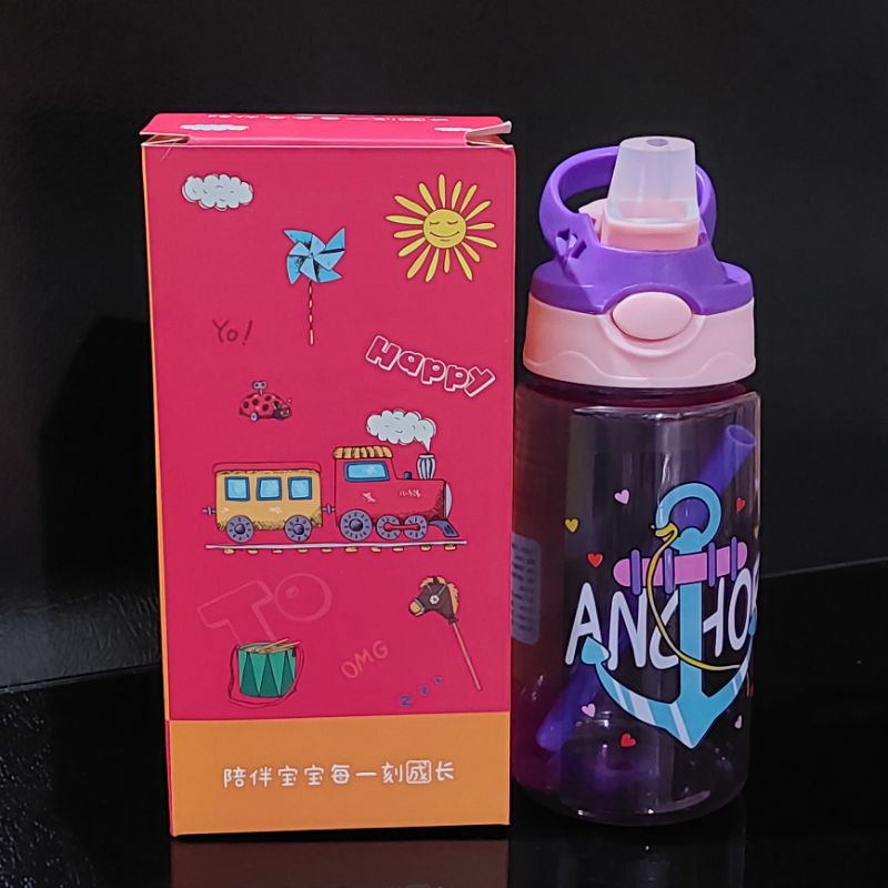 BOTOL MINUM ANAK PEGANGAN KARAKTER SELIYA KD 2663 500ML