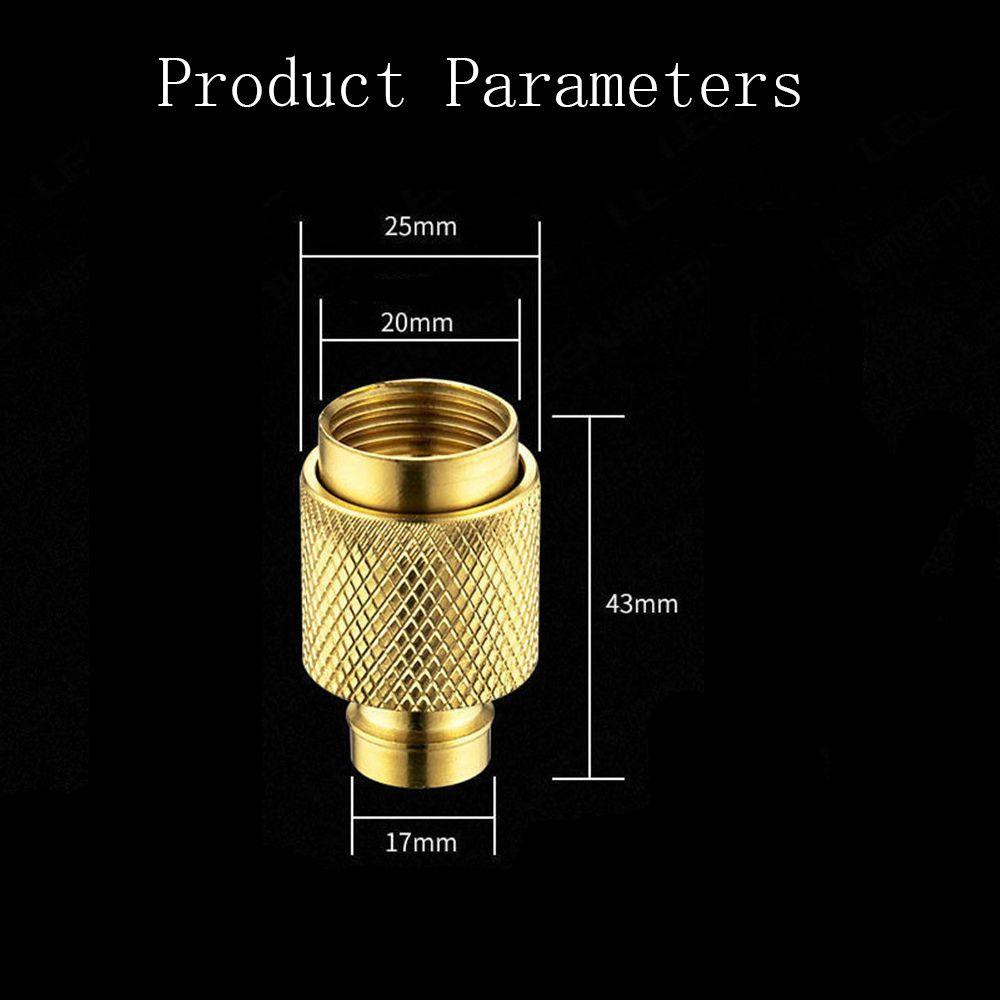 Solighter Kran Kuningan Adaptor Selang Pipa Air