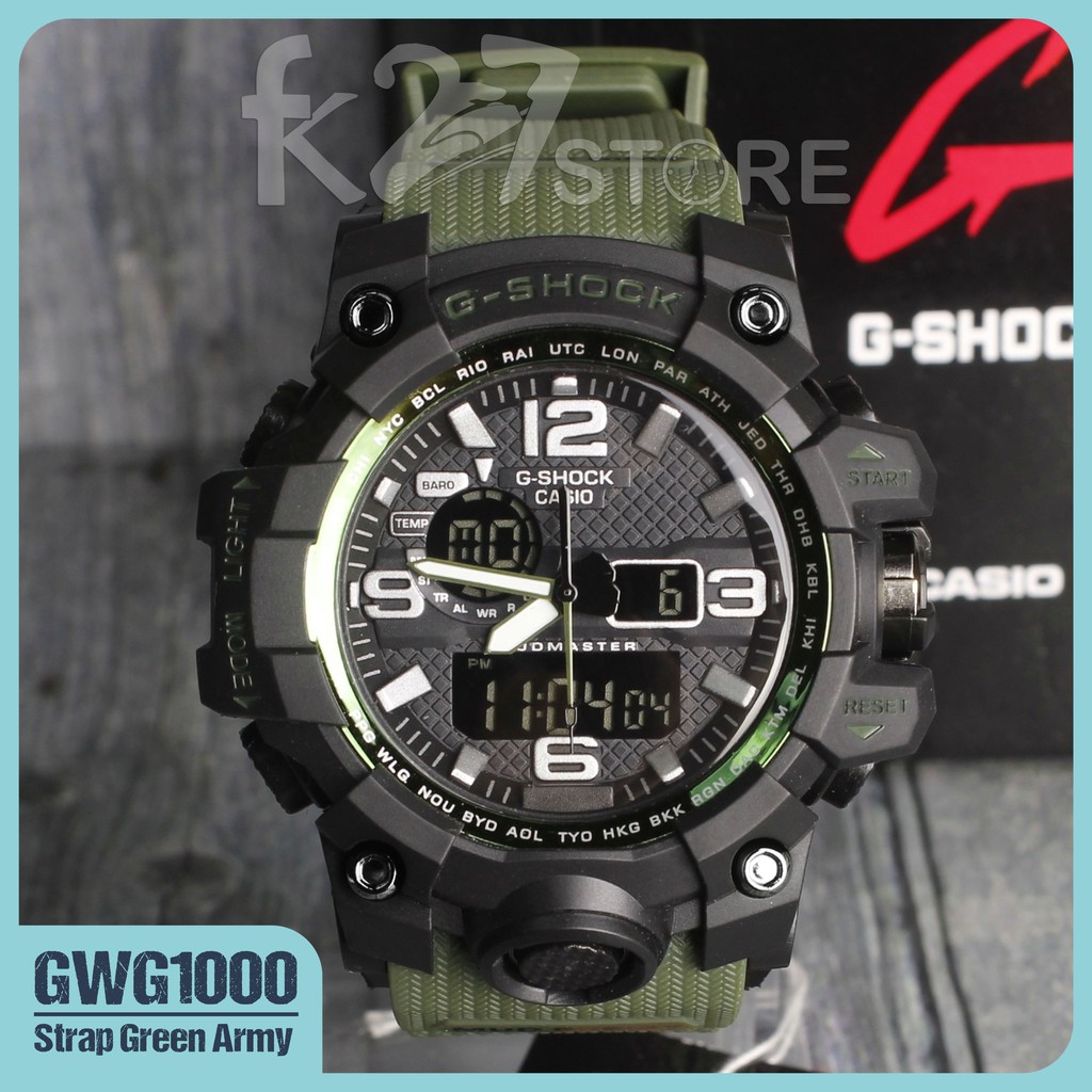 g shock hijau