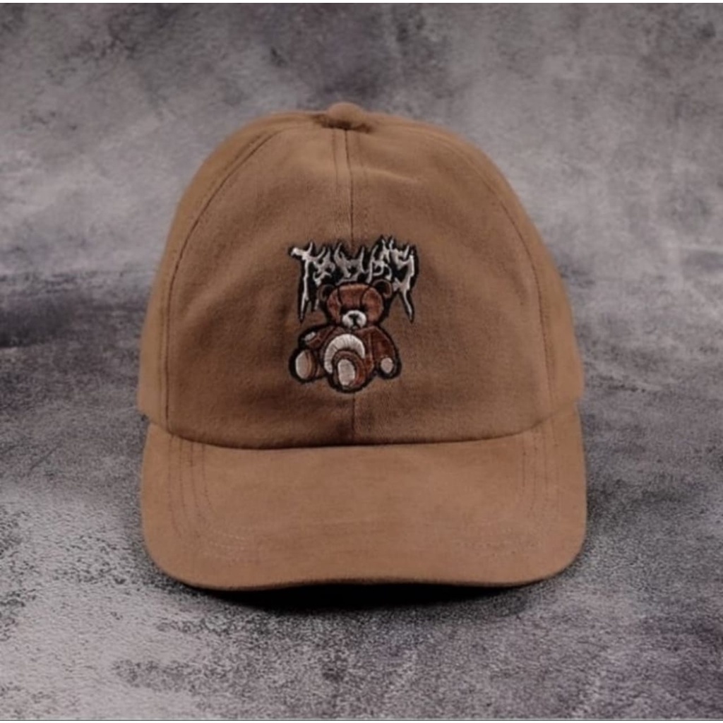 Topi Baseball Distro Unisex Bordir Teddy Bear Premium Quality TERBARU