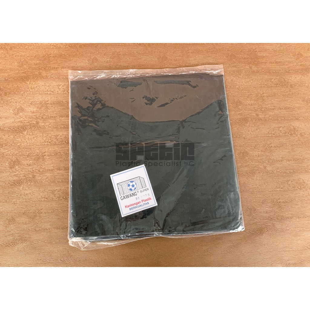 Plastik Sampah 90x120 cm / Plastik HD Sampah Hitam / Kresek Sampah / Trashbag / Polybag / Merk Gwang