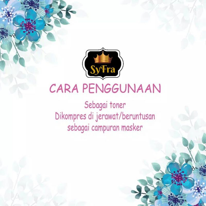 FACEMIST SAFFRON 100ml  by Syfra| Face mist SAFFRON | BEAUTY | TONER | 100% ORIGINAL SUPER NEGIN