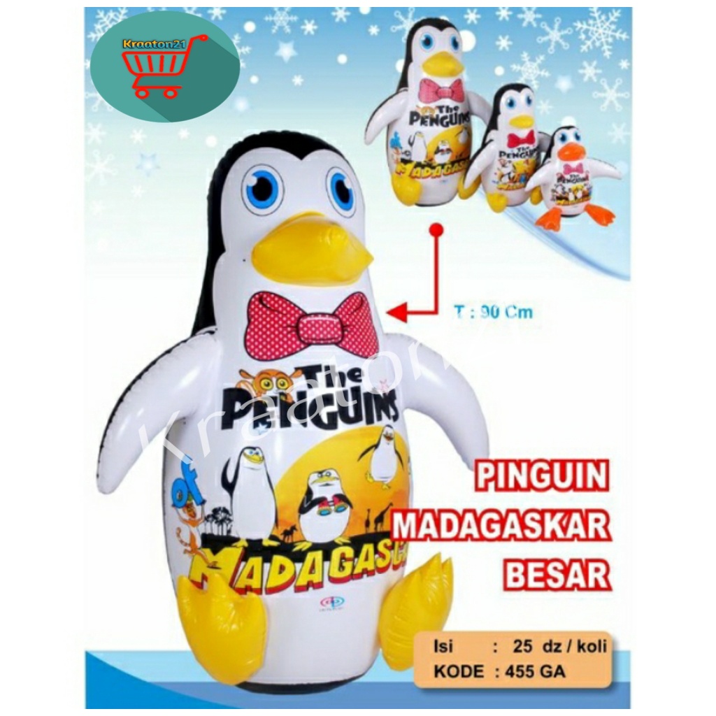 madagaskar besar / jumbo / pinguin tinju pasir / air