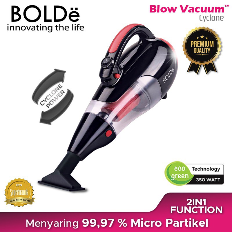 Vacuum Cleaner Super Hoover Cyclone Bolde Black Edition