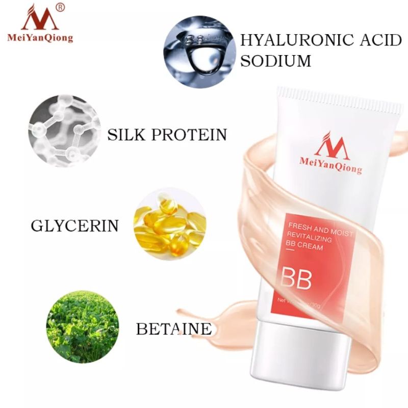 MEIYANQIONG FRESH AND MOIST REVITALIZING BB CREAM WHITENING COMPACT FOUNDATION