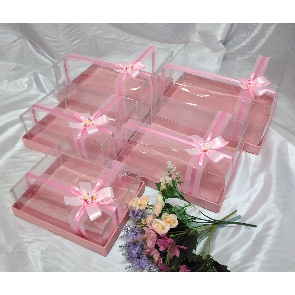 

kotak hantaran 1 set isi 5 pcs model tile pita