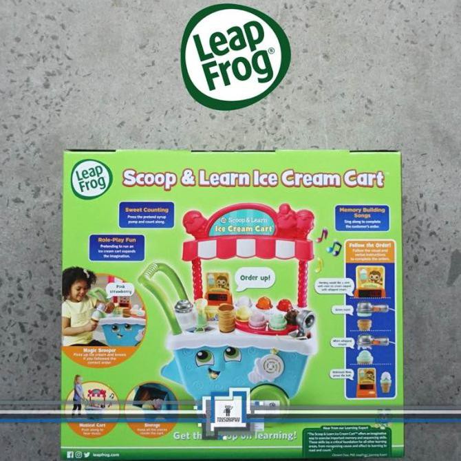 LEAP FROG SCOOP & LEARN ICE CREAM CART LEAPFROG