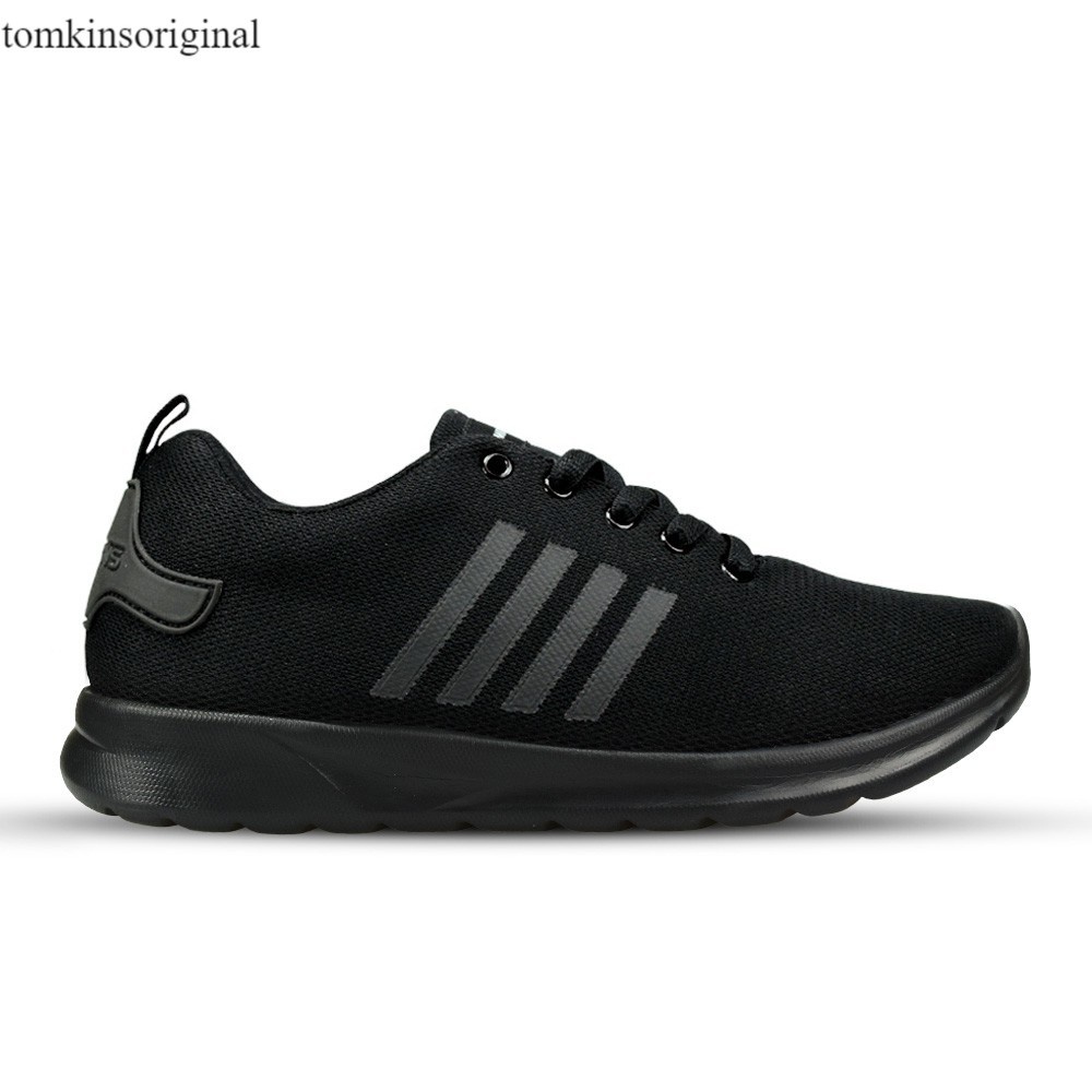 TOMKINS Sneakers Aniara Charlie - All Black - Sepatu Olahraga - Sepatu Sneakers - Sepatu Lari - Sepa