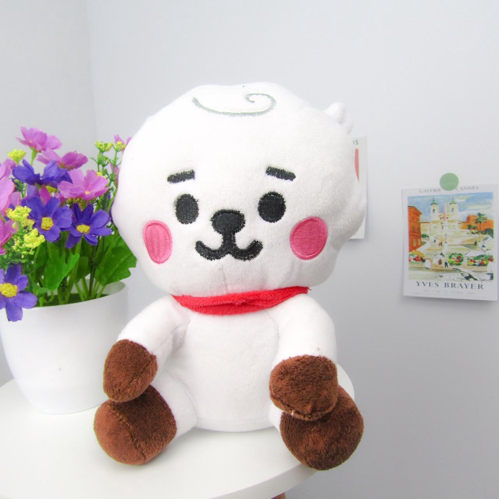 BONEKA BT21 IMUT LUCU UKURAN BESAR MAINAN ANAK BONEKA KARAKTER BAHAN EMPUK HALUS READY 5 KARAKTER