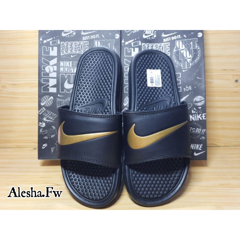 Sandal Slide Nike Ceklis Gold Hight Quality