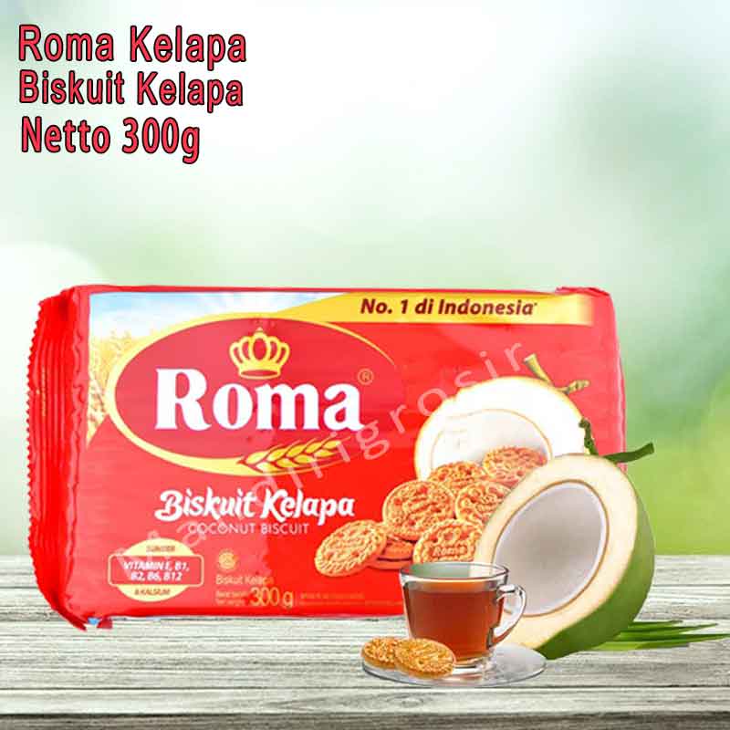 Biskuit Kelapa * Roma Kelapa * Coconut Biskuit * 300gr