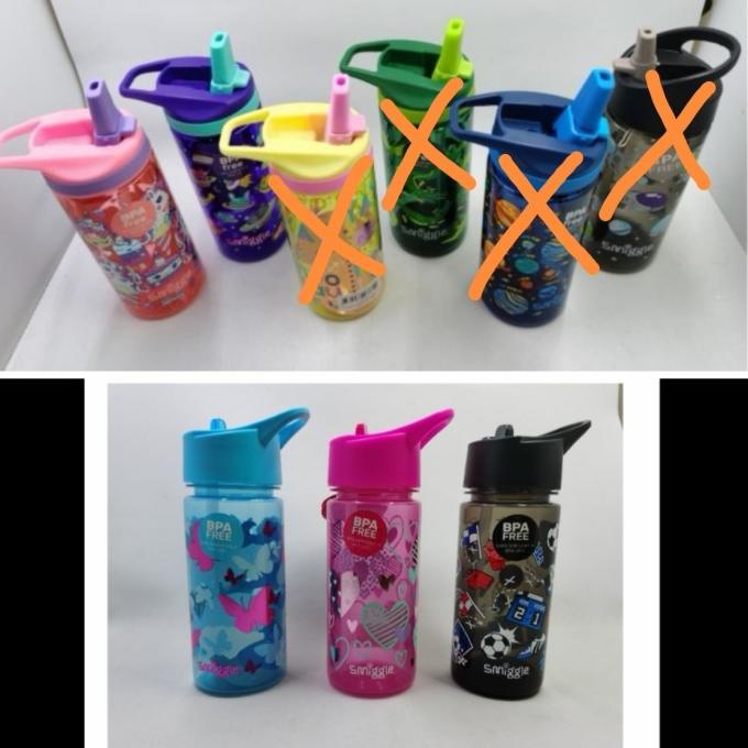 SMIGGLE JUNIOR STRAIGHT BOTTLE - BOTOL MINUM SMIGGLE