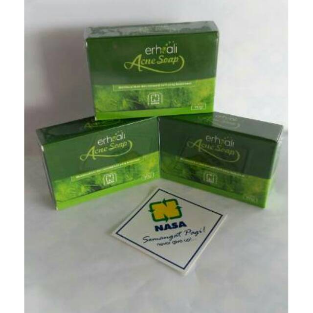 ERHSALI Anti Acne Soap Sabun untuk Jerawat NASA ASLI NASA