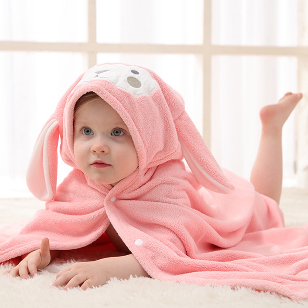 Lakhu 0-6Tahun handuk mandi anak bayi karakter lembut nyerap /handuk bayi anak Kain bulu karang