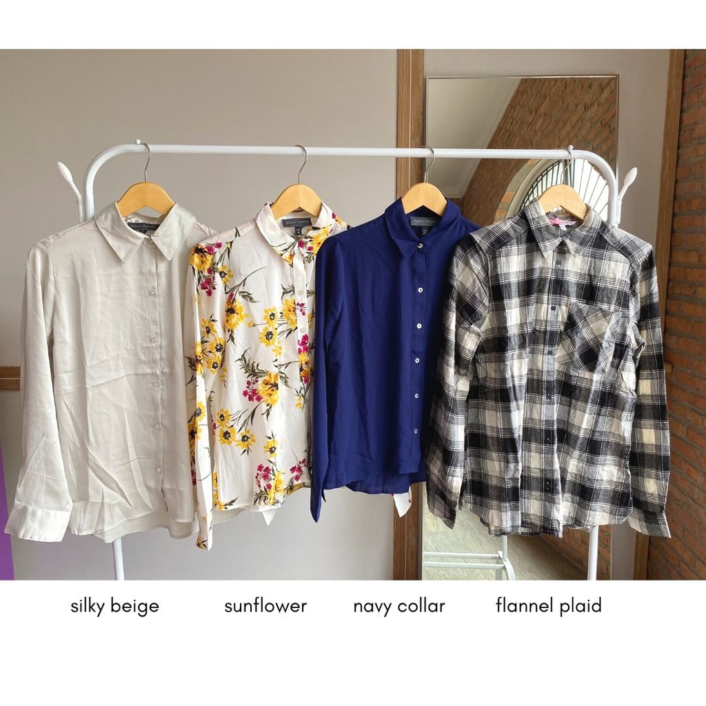 JAPAN UNPEU FEMME Blouse - Atasan Wanita - Blouse Wanita Printed Original-1