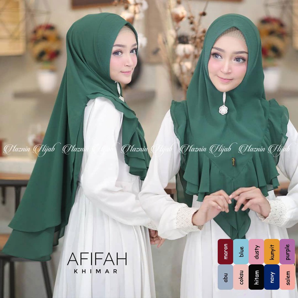 Khimar Jilbab Instan Murah Jennifer kerudung syari / jilbab instan / murah jilbab / jilbab syari