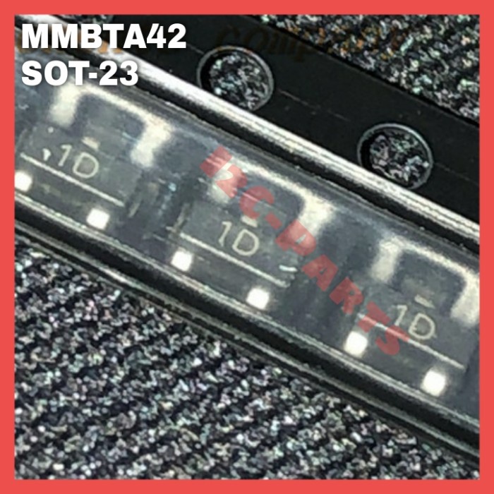 MMBTA42 NPN TRANSISTOR SMD 0.5A 300V 1D A42 SOT-23 500mA MMBTA42LT1G