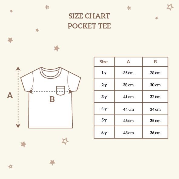 Little Palmerhaus - Pocket Tee Tricolor UNISEX 1-6 Tahun (Kaos Anak) Part I-2