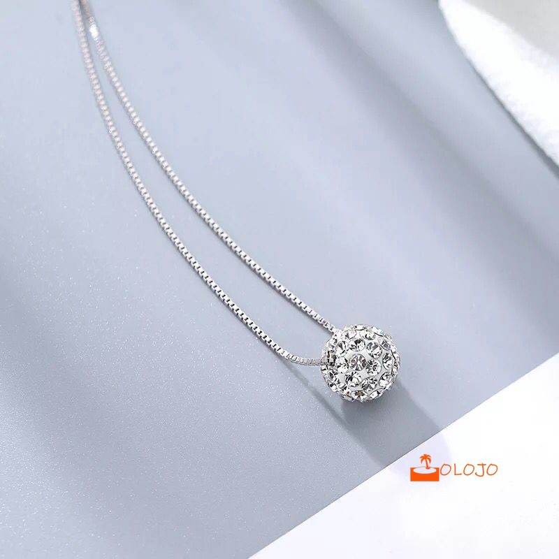 OLOJO Kalung Titanium Anti Karat Crystal