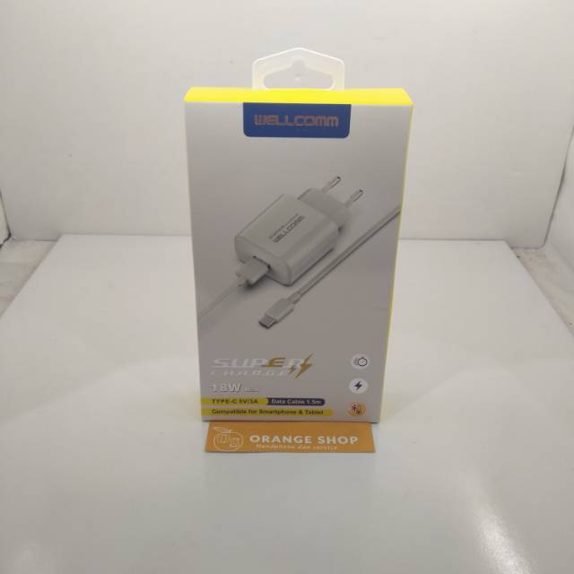 Travel Charger WELLCOMM Type-C Super Charger
