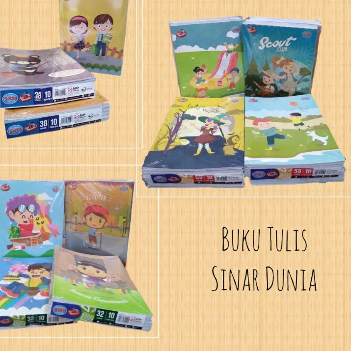 

New! Buku Tulis Sidu isi 32 lembar / 38 lembar / 58 lembar