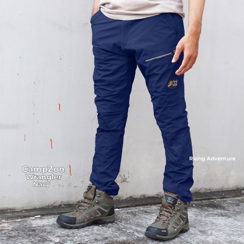 Campzon Wrangler Celana Panjang Quickdry Cargo Gunung Dry Fit Original