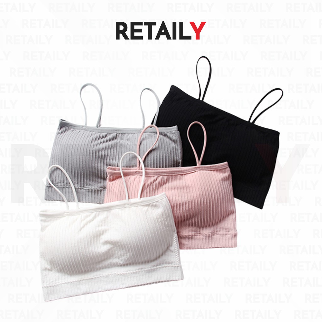 Retaily BRA358 Pakaian Dalam Wanita Bra Tanpa Kawat Sport Bra Gym Push Up Bra Wanita Bra Olahraga