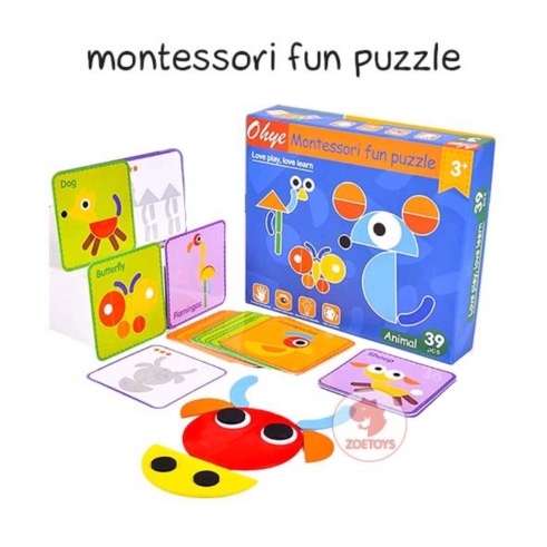 

Zoetoys Montessori Fun Puzzle mainan edukasi mainan anak edutoys Diskon